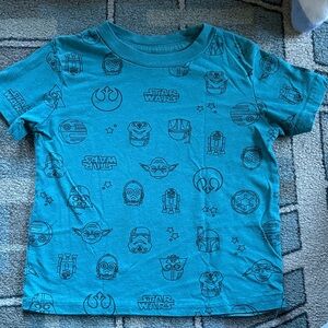 Star Wars Kids Teal Character Tee
